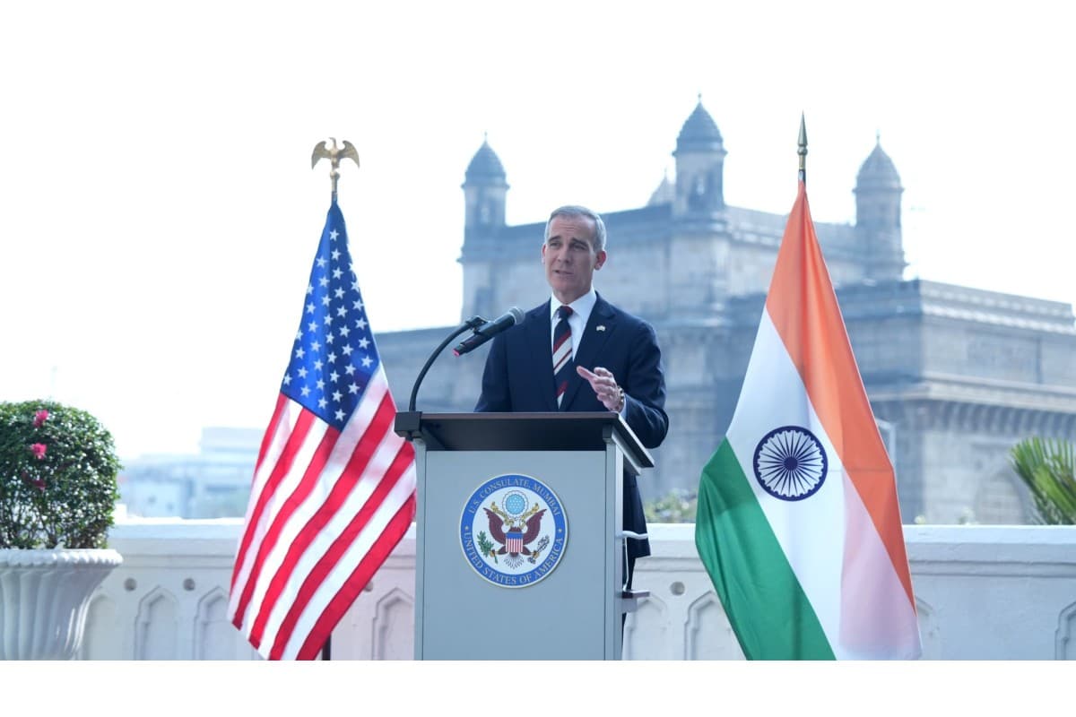 US Ambassador Eric Garcetti in Mumbai.