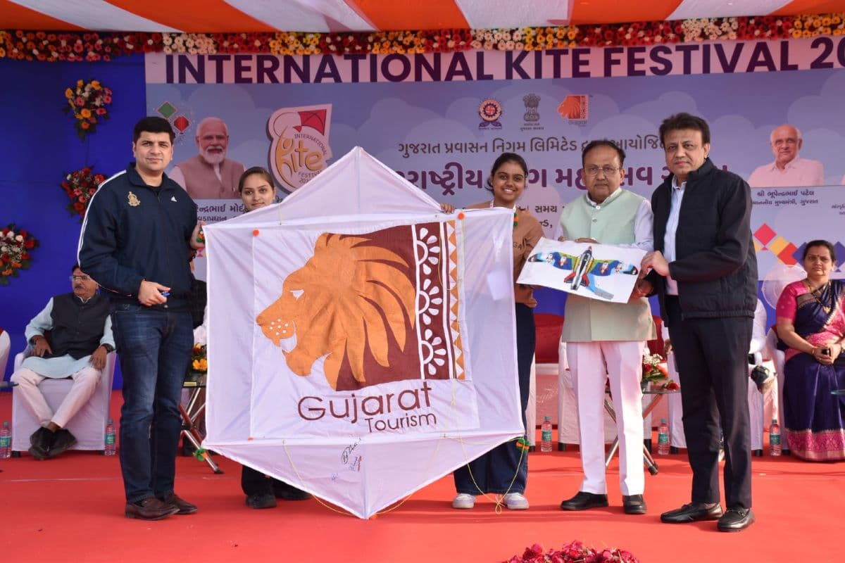 સુરત ખાતે યોજાયેલ આંતરરાષ્ટ્રીય પતંગ મહોત્સવ 2025