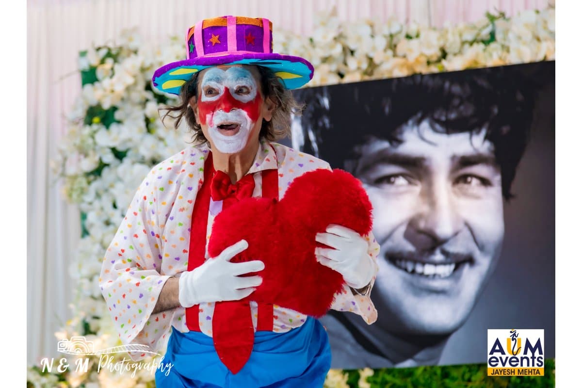 Man Dressed as Joker in the celebration. 