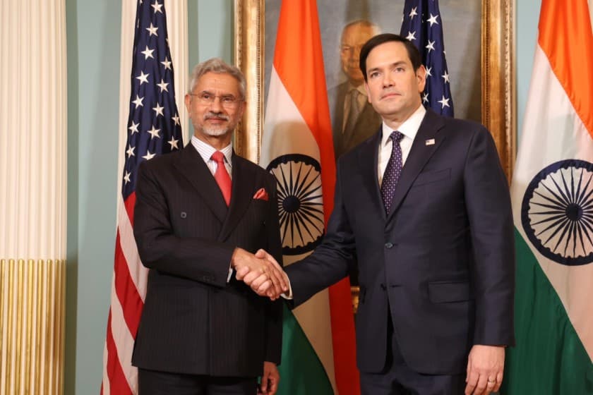 ભારતના વિદેશ મંત્રી એસ. જયશંકર અને U.S. સેક્રેટરી ઓફ સ્ટેટ માર્કો રુબિયો