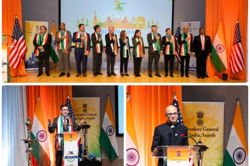  The 76th Republic Day of India celebrations at the Bell Harbour Conference Centre, Seattle