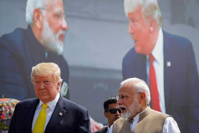 File photo of Narendra Modi and Trump 