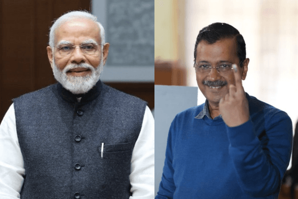 Narendra Modi and Arvind Kejriwal