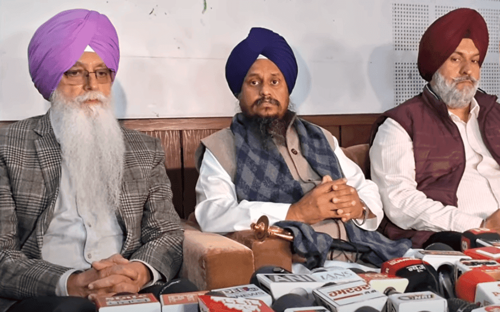 ਅੰਮ੍ਰਿਤਸਰ ਵਿੱਚ ਚੀਫ਼ ਖ਼ਾਲਸਾ ਦੀਵਾਨ ਵਿਖੇ ਪ੍ਰੈੱਸ ਕਾਨਫਰੰਸ ਦੌਰਾਨ ਗਿਆਨੀ ਹਰਪ੍ਰੀਤ ਸਿੰਘ