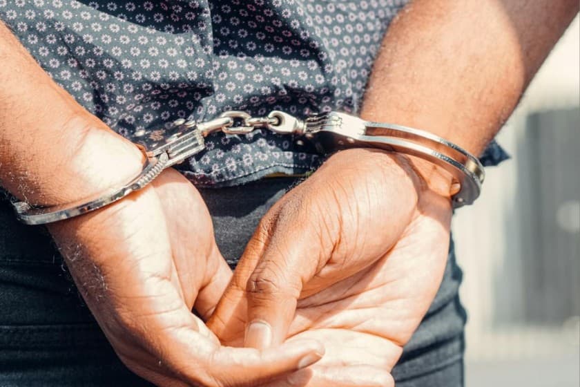 Representative Image of handcuffed man