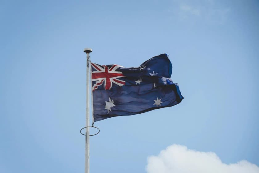 File photo of Australian flag