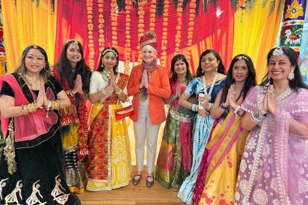 Gangaur celebration by KhammaGhani Philadelphia. 