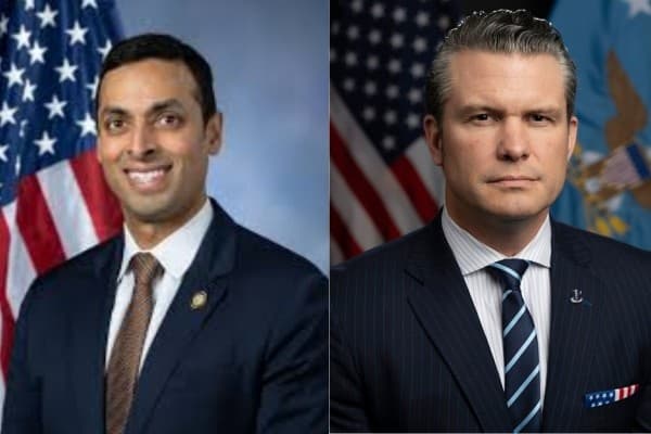 Suhas Subramanyam and Pete Hegseth