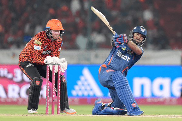 Nicholas Pooran smashed 70 off 26 balls.