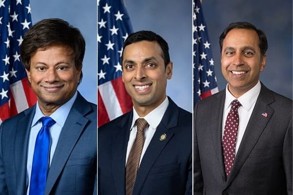 Shri Thanedar, Suhas Subramanyam and Raja Krishnamoorthi 