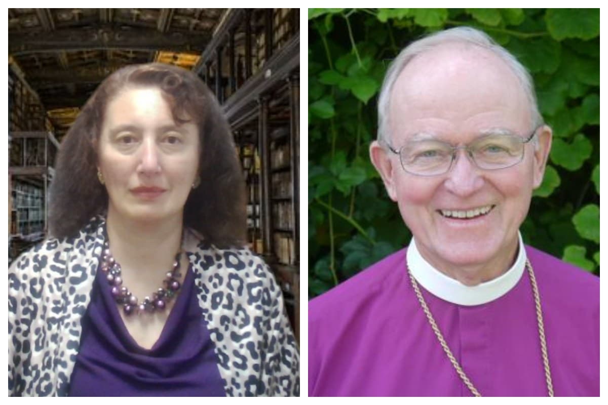 Dr. Thea Gomelauri and Rt. Rev. William E. Swing.