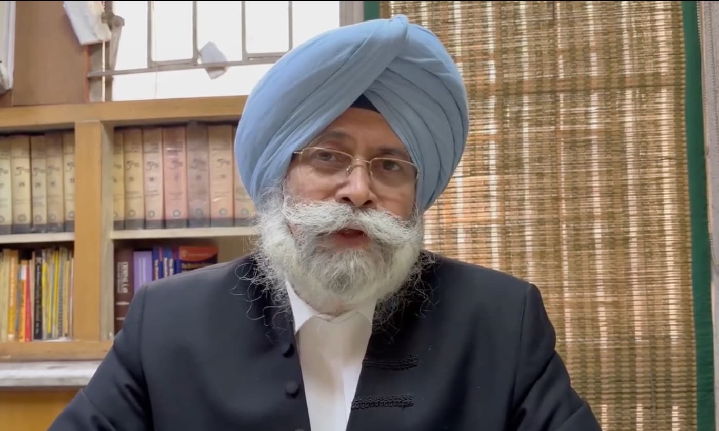 ਸੀਨੀਅਰ ਐਡਵੋਕੇਟ ਹਰਵਿੰਦਰ ਸਿੰਘ ਫੂਲਕਾ 