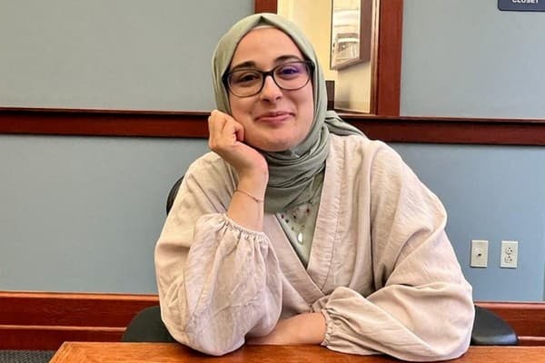 FILE PHOTO: Rumeysa Ozturk, a Turkish doctoral student at Tufts University in Somerville, Massachusetts, poses in an undated photograph provided by her family and obtained by Reuters on March 29, 2025. Courtesy of the Ozturk family