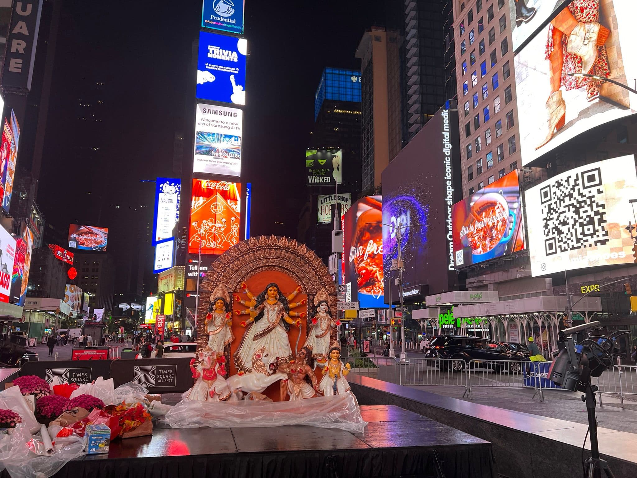 Durga puja celebrations at NYC