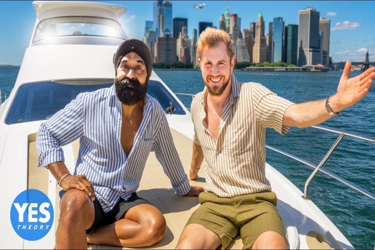 Reg with Yes theory creator in 2015 youtube video.