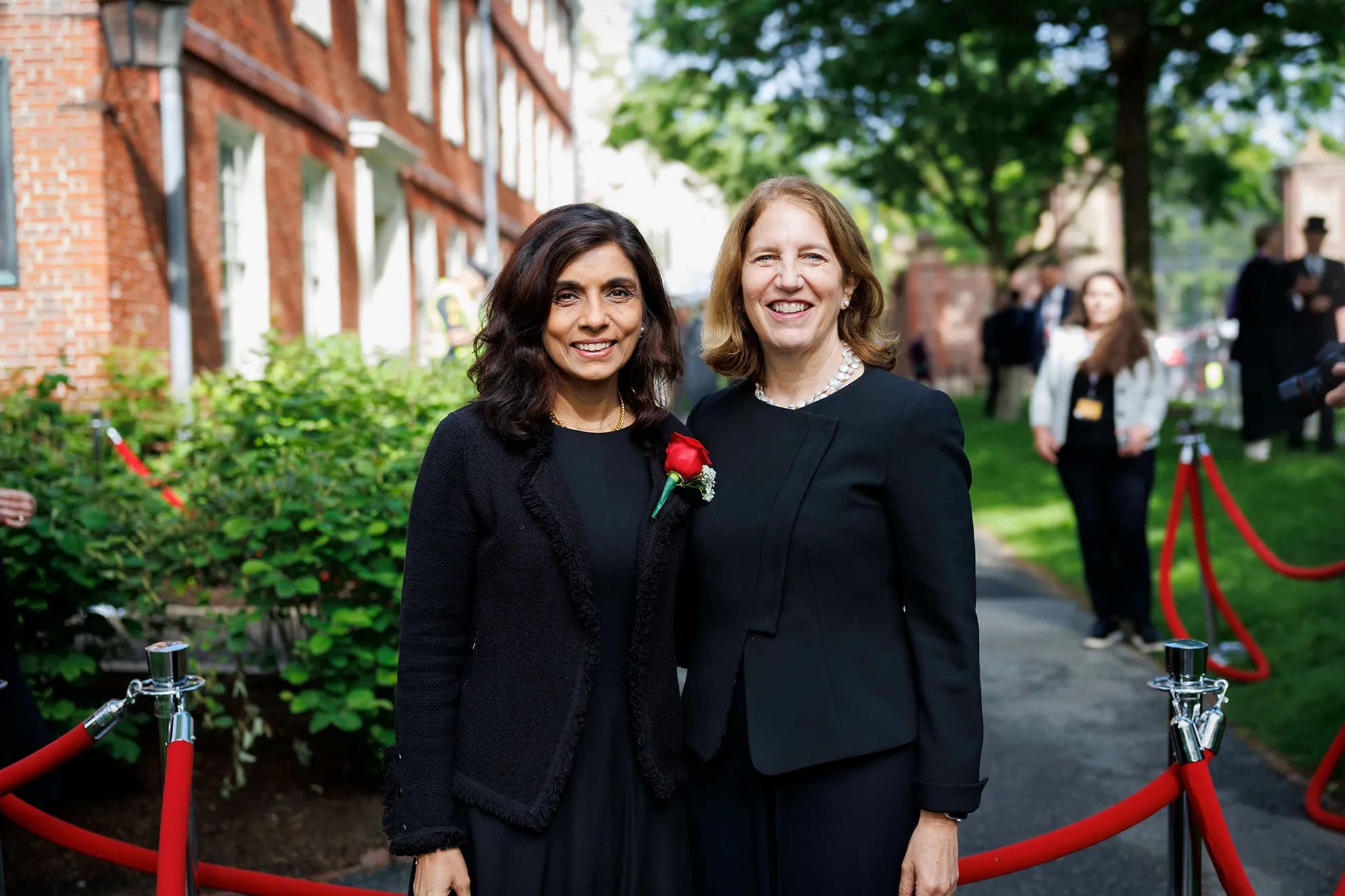 Monica Bharel (left) and Sylvia Mathews Burwell.  