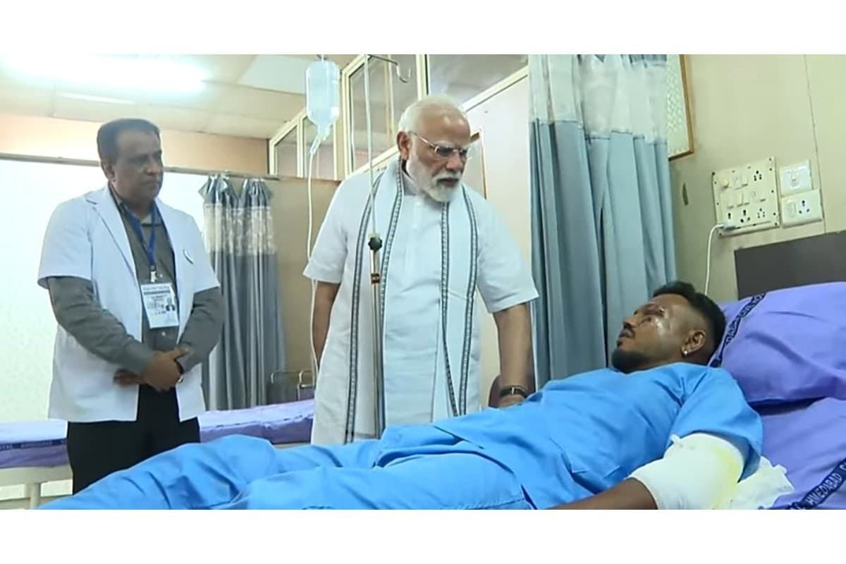 Modi visited the crash site earlier in the day to assess the situation firsthand. 