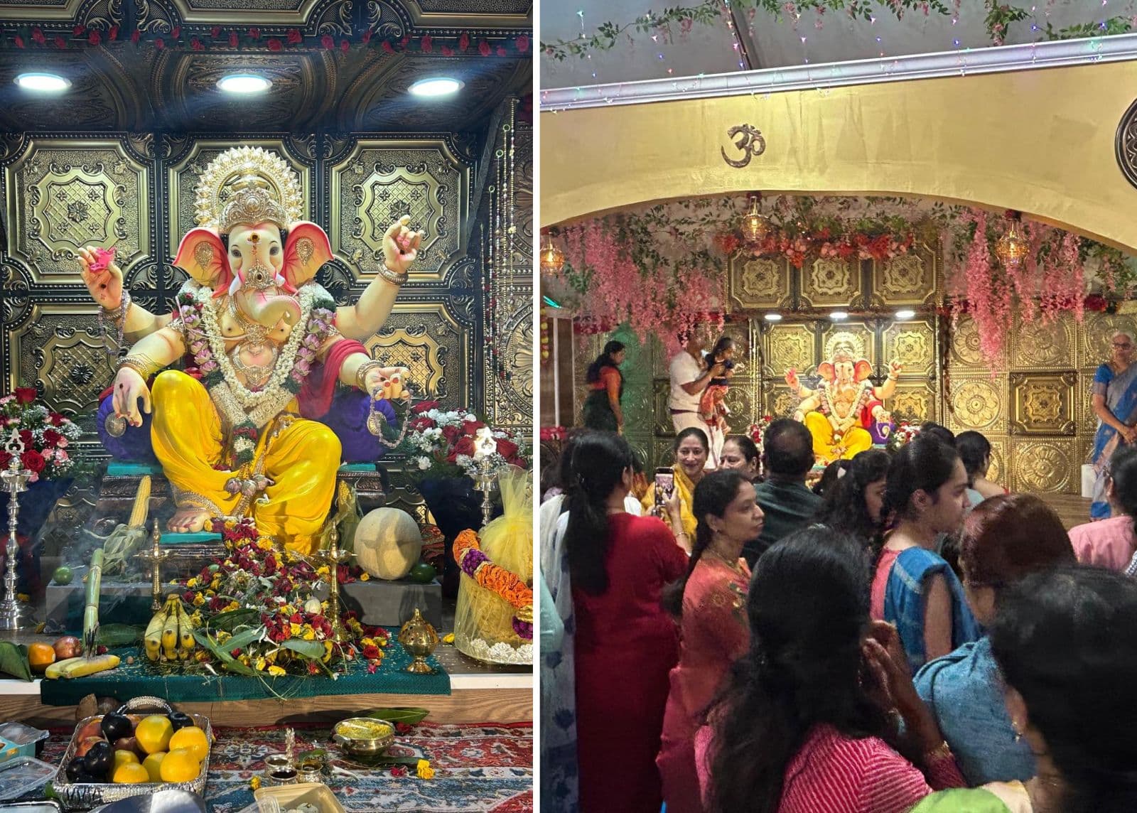 न्यू जर्सी के सिद्धिविनायक मंदिर में गणेश चतुर्थी महोत्सव शुरू