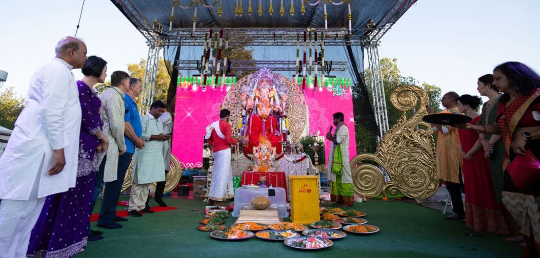 ગણેશ ઉત્સવ દરમ્યાન મોટી સંખ્યામાં લોકોએ દર્શનનો લ્હાવો લીધો હતો.