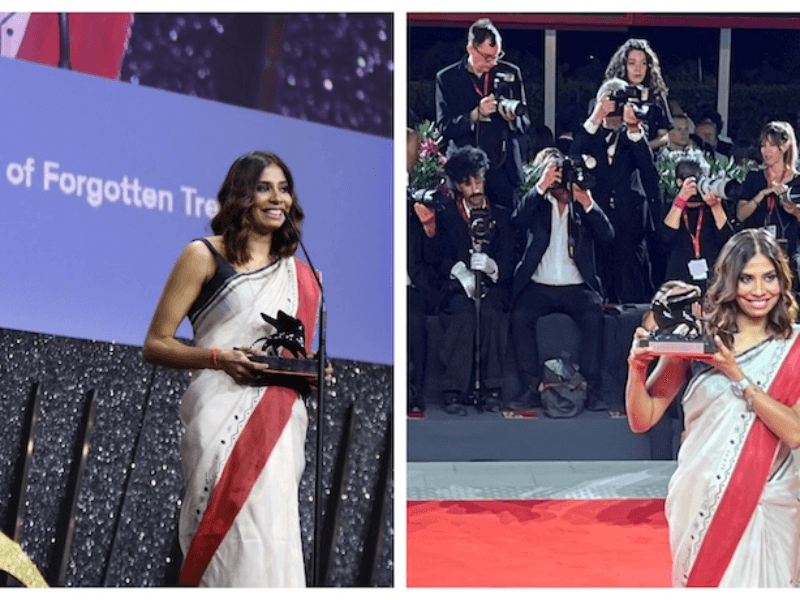 Anuparna Roy at the Venice Film Festival in September 2025.