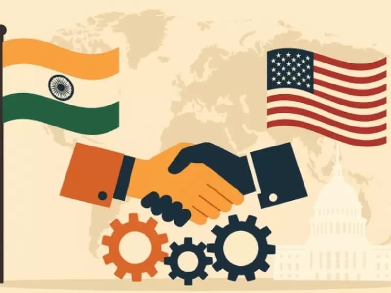भारत और अमेरिका व्यापार में बातचीत चल रही है।