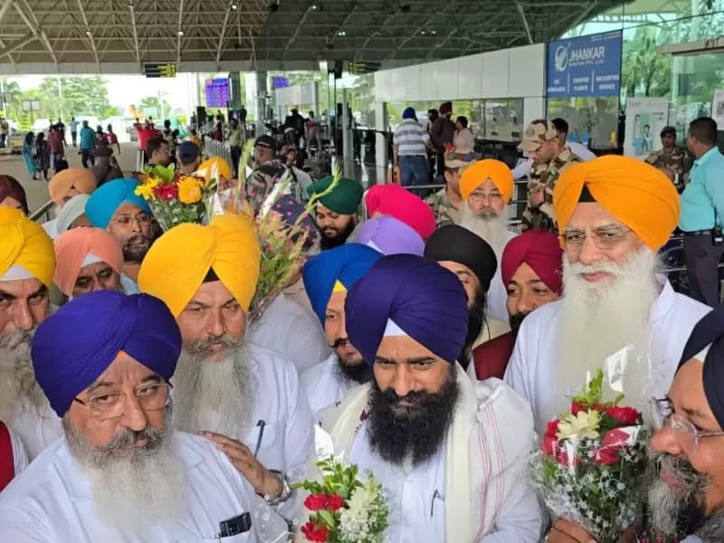ਝਾਰਖੰਡ ਵਿਖੇ ਸਵਾਗਤ ਦੀਆਂ ਤਸਵੀਰਾਂ