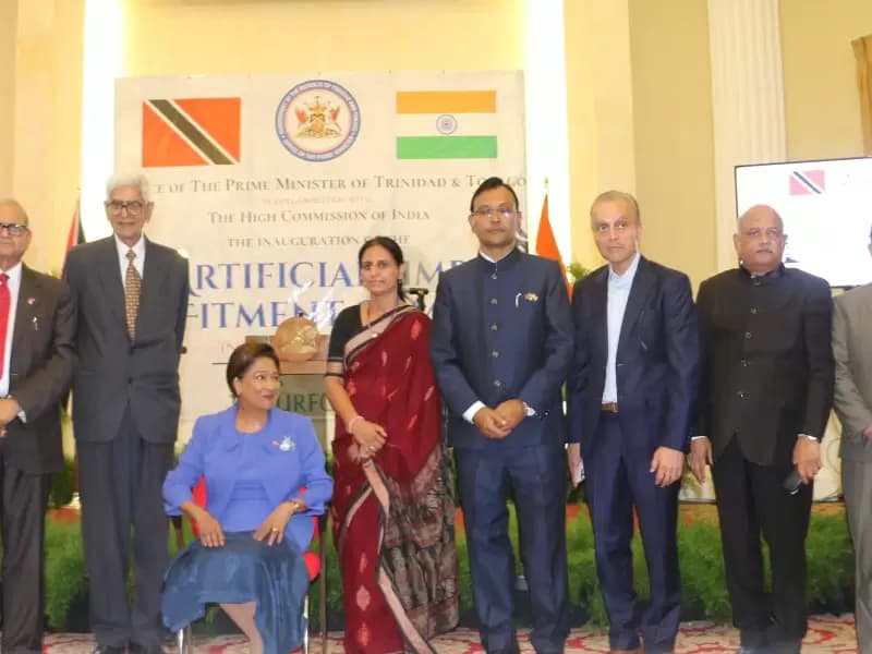 त्रिनिदाद में जयपुर फ़ुट सेंटर का उद्घाटन जल्द होगा।