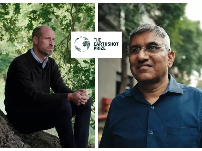 प्रिंस विलियम और GPCB के सदस्य सचिव देवांग एम. ठाकर।