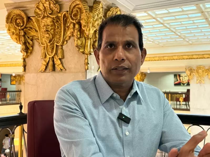 वॉशिंगटन में एक इंटरव्यू के दौरान सनी रेड्डी। 