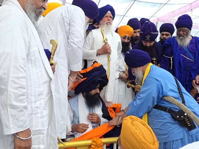 ਜਥੇਦਾਰ ਕੁਲਦੀਪ ਸਿੰਘ ਗੜਗੱਜ ਦੀ ਤਾਜਪੋਸ਼ੀ