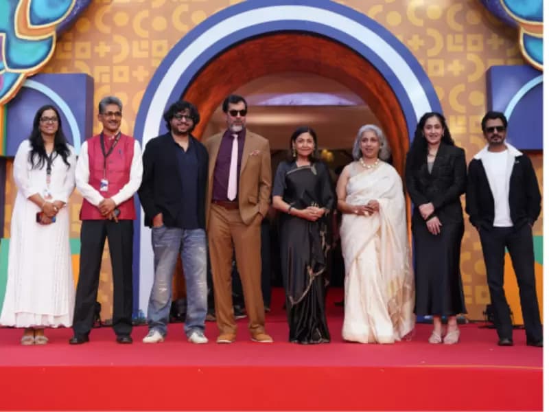 Cast of the film at IFFI