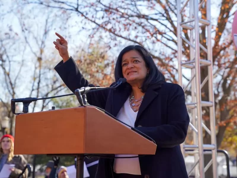 US Representative Pramila Jayapal.