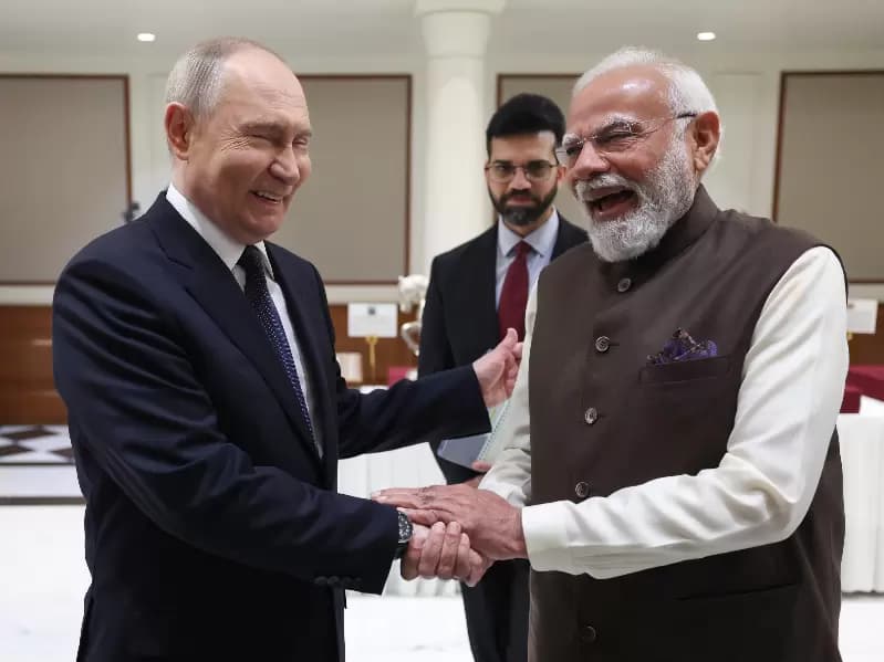 राष्ट्रपति पुतिन और पीएम मोदी