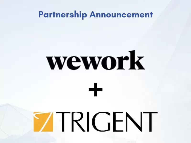 ટ્રાઇજન્ટ WeWork India સાથે ભાગીદારી