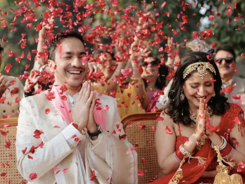 भारतीय विवाह की प्रतीकात्मक तस्वीर।