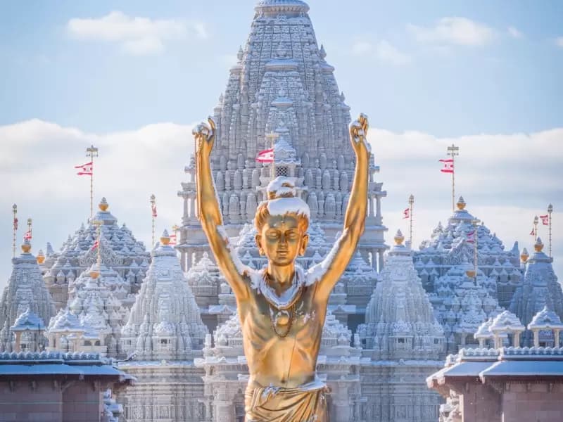 ન્યુજર્સી ખાતે આવેલ BAPS અક્ષરધામ મંદિર