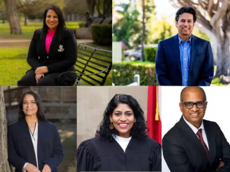 (Top L-R) પૂજા સેઠી, સાયન રોય (Bottom L to R) મોના સિંઘ, જુલી મેથ્યુ અને જગ નાગેન્દ્ર