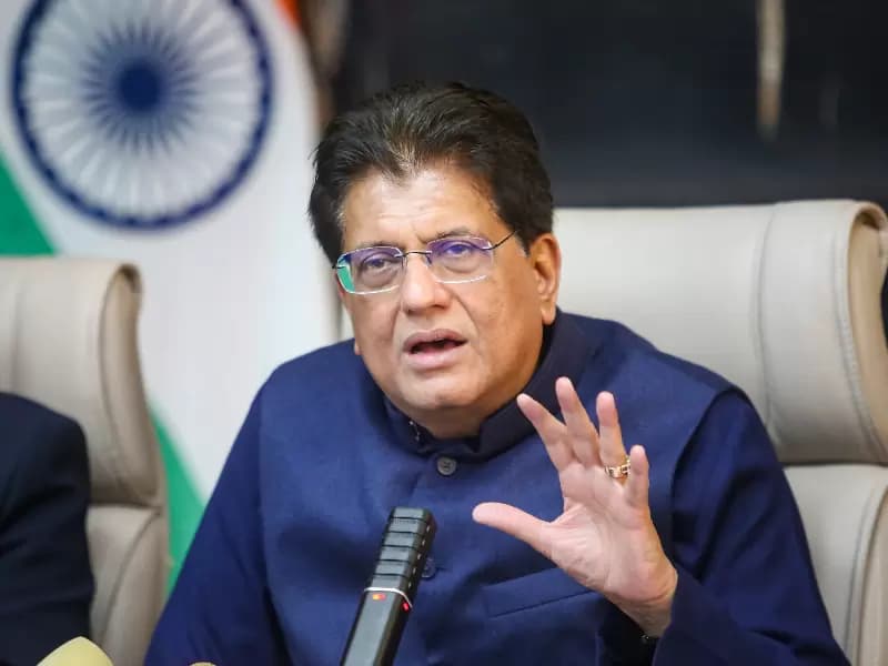 भारत के वाणिज्य और उद्योग मंत्री पीयूष गोयल