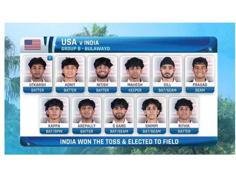 USA अंडर-19 टीम 