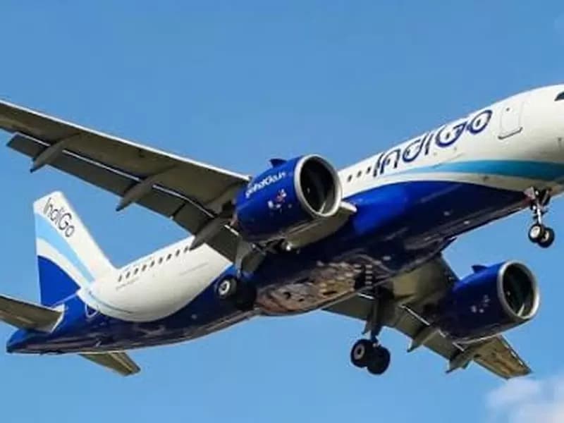 An IndiGo flight