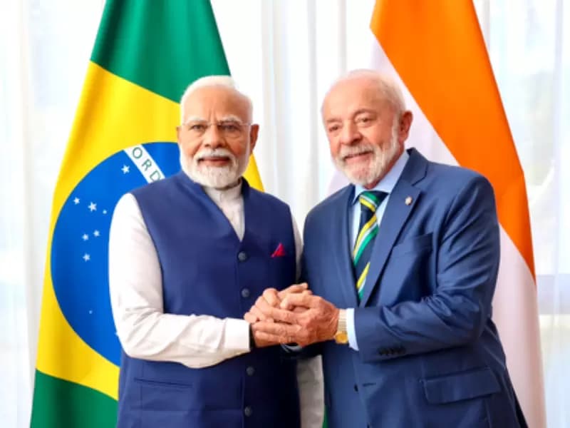 પીએમ મોદી અને બ્રાઝિલના રાષ્ટ્રપતિ લુલા