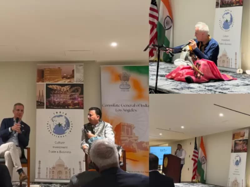 Glimpses from the Los Angeles And India Rising Skyward Together event at the new consulate