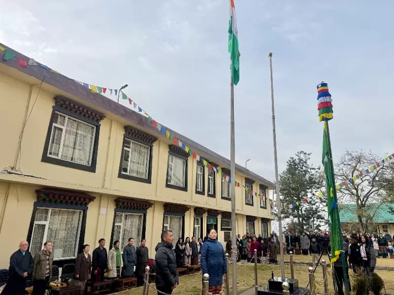 तिब्बतियों ने भारत का गणतंत्र दिवस मनाया
