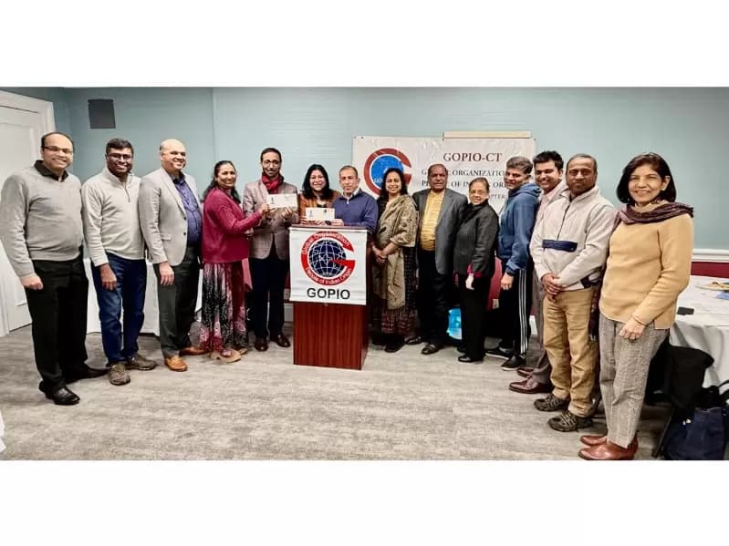 गणतंत्र दिवस समारोह में भारतीय राष्ट्रगान गाया गया और GOPIO इंटरनेशनल के अध्यक्ष डॉ. थॉमस अब्राहम ने भाषण दिया।