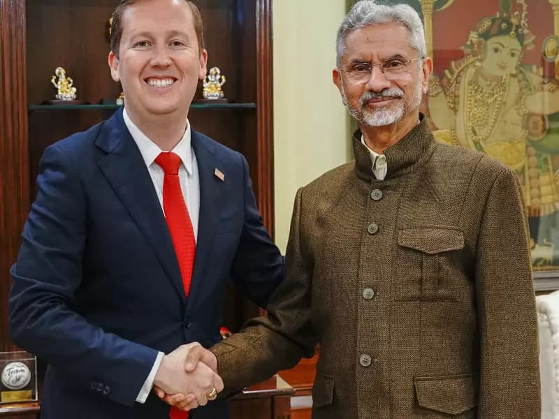 विदेश मंत्री एस. जयशंकर ने गुरुवार, 29 जनवरी, 2026 को नई दिल्ली में भारत में संयुक्त राज्य अमेरिका के राजदूत सर्जियो गोर से मुलाकात की।