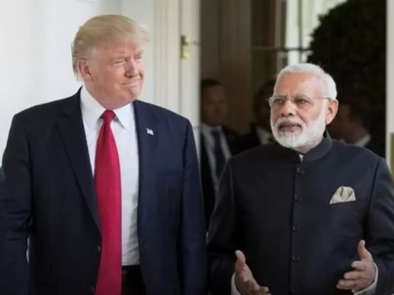 U.S. President Trump and Indian PM Modi