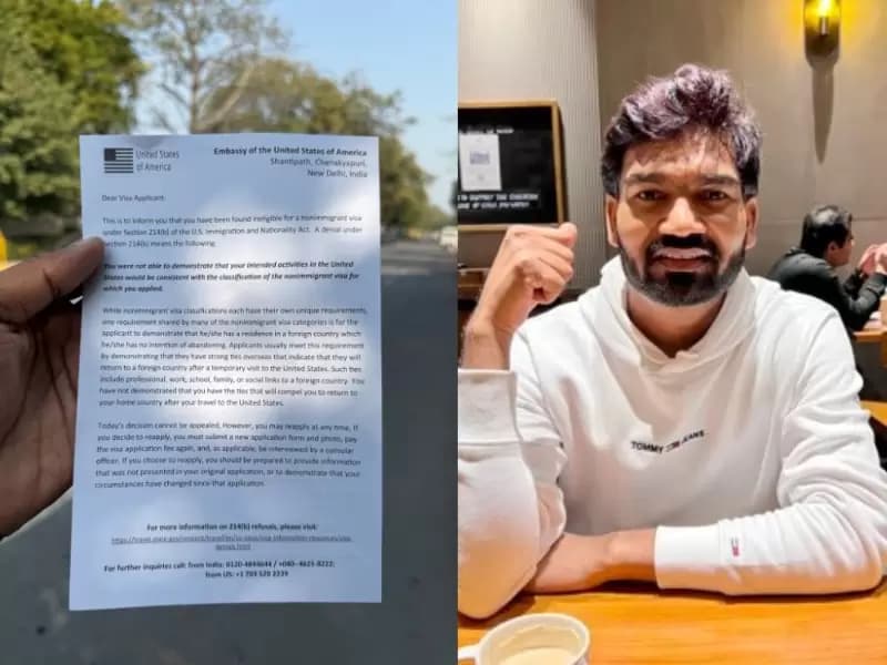 भारतीय उद्यमी जसवीर सिंह को अमेरिकी वाणिज्य दूतावास द्वारा भेजा गया पत्र।