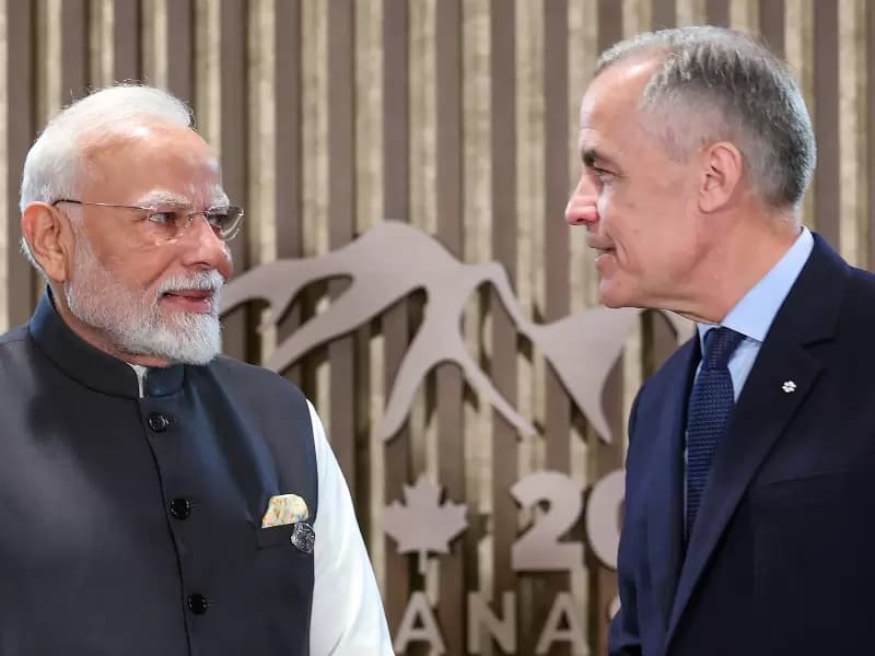 कनाडा के प्रधानमंत्री कार्नी और पीएम मोदी