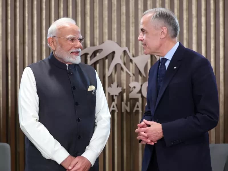 कनाडाई पीएम कार्नी और पीएम मोदी
