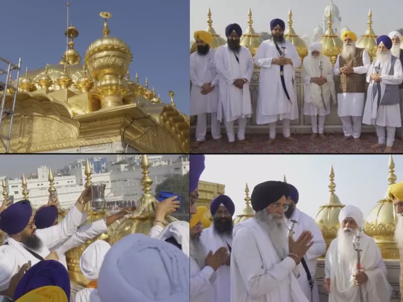 ਸੱਚਖੰਡ ਸ੍ਰੀ ਹਰਿਮੰਦਰ ਸਾਹਿਬ ਵਿਖੇ ਸੋਨੇ ਦੀ ਧੁਆਈ ਸੇਵਾ ਸ਼ੁਰੂ